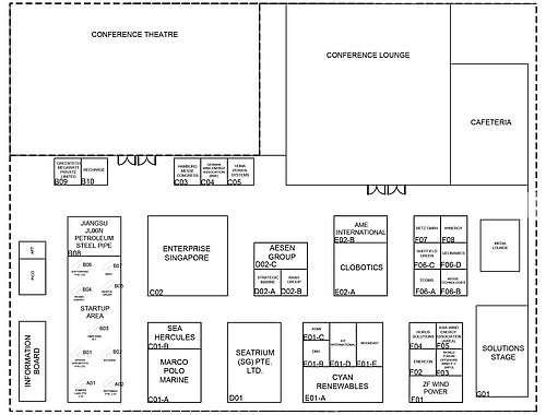 Floor plan RECHARGE Wind Power Summit 2026 Asia-Pacific