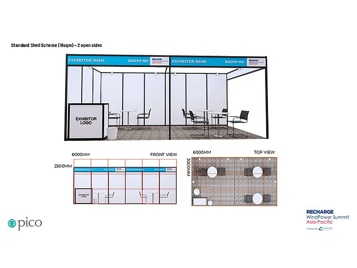 All-inclusive package 18 sqm | RECHARGE Wind Power Summit Asia-Pacific
